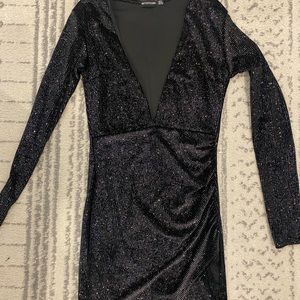 Pretty Little Thing Black Cocktail Dress